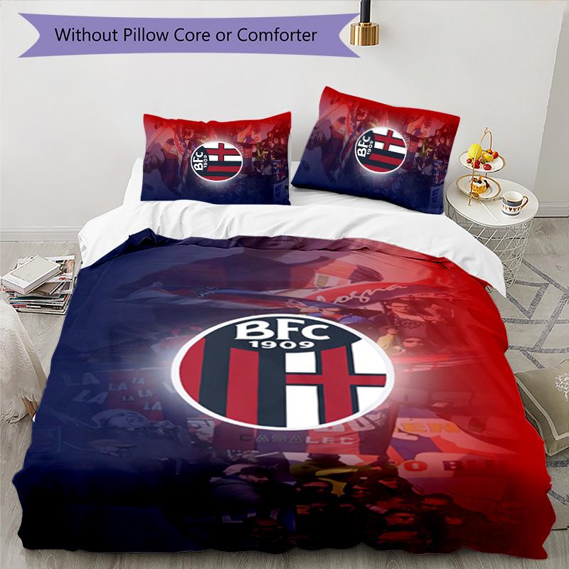 BFC 3pcs Bedding Set Duvet Cover Closure Includes 1 Duvet Cover & 2 Pillowcases for All Seasons Bedroom Home Dorm Decor