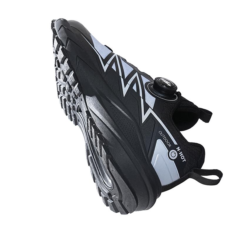 High Quality Leather Hiking Shoes Durable Outdoor Sport Men Trekking Leather Shoes Lace-Up Climbing Hunting Sneakers