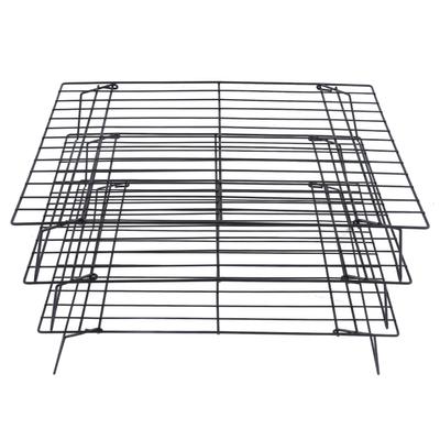 13 Inch Iron Baking Rack 3 Layer Non Stick Cooling Racks for Cooking Baking Cake Biscuits