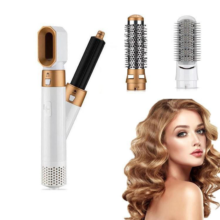Multi-Function Hot Air Brush: Curling Iron & Hair Dryer Comb for Styling