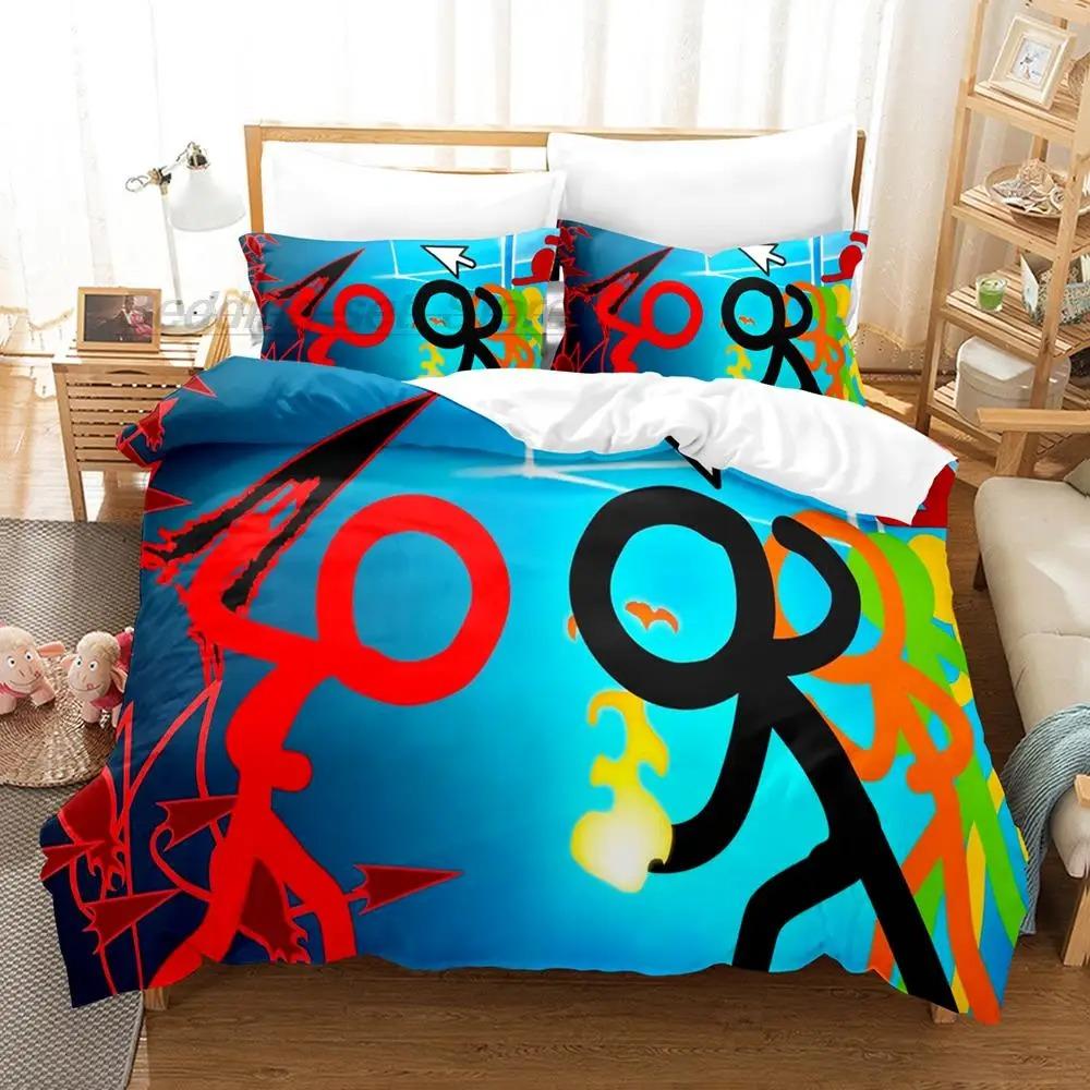 Set Biancheria da Letto Alan Becker Singolo Twin Full Queen King Size Set Letto Aldult Ragazzi Camera da Letto Copripiumino Set Stampa 3D Gioco Be