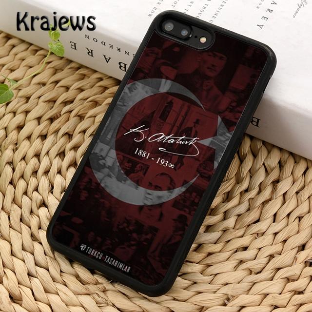 Krajews Flag of Turkey Istanbul Phone Case Cover For iPhone 17 Air 16 15 14 Plus 11 12 13 Pro Max Plus Coque Fundas