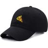Pizza Embroidered Baseball Cap for Women Men Fashion Adjustable Soft Cotton Dad Hat Unisex Classic Golf Caps