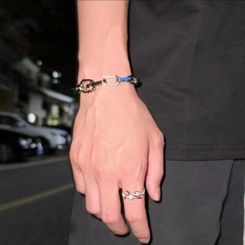 1pcs Silver Zircon Ring Zircon Knuckle Ring Stylish Open Ring  Woman's