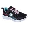 Girls Microspec Diagonal Stripe Trainers