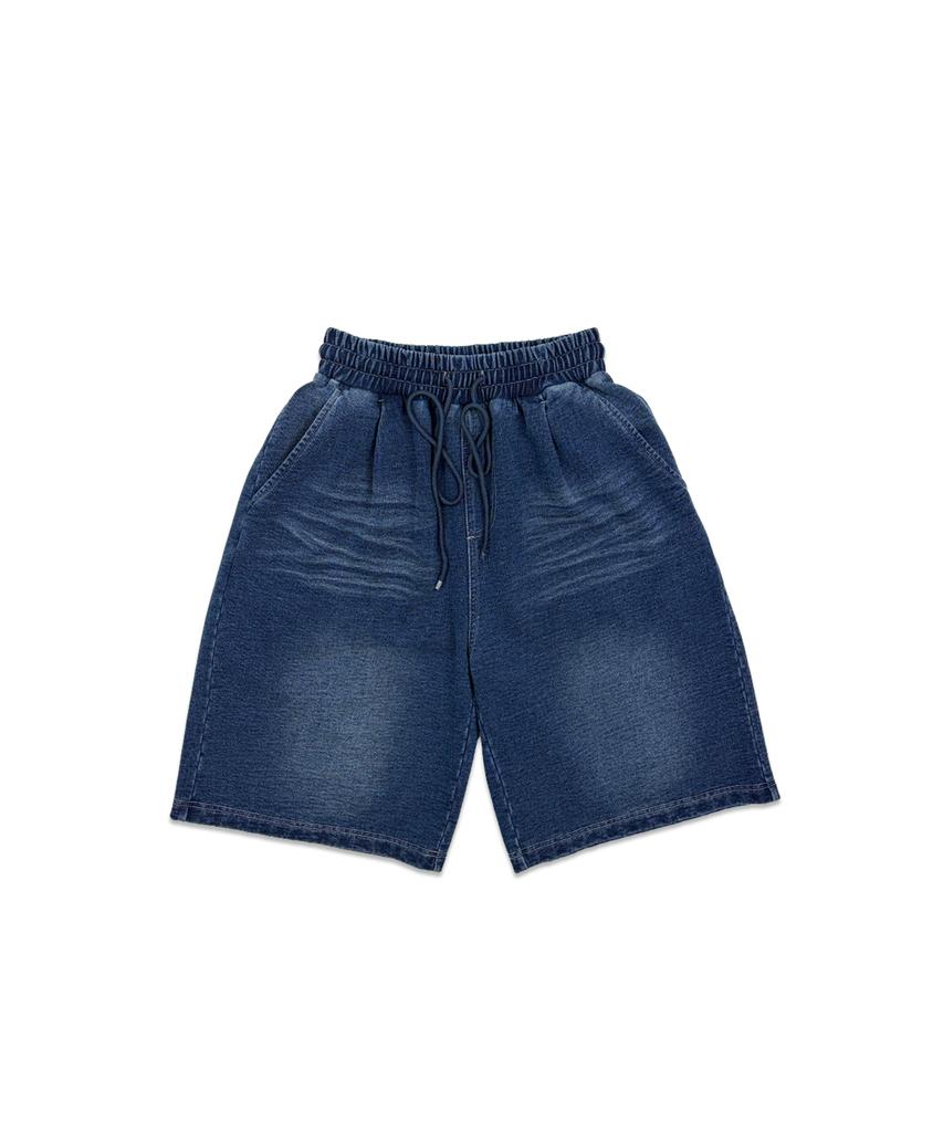 Aejyuttingkeumamaindeu Vintage Relaxed Bermuda Pants_Blue
