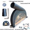 6" and 7" Angle Grinder Dust Cover for Dry Cutting and Grooving