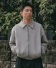 Zero Collar Two-Way Sweatshirt [Melange Gray]