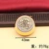 Popular brass rotating handle piece, six-sided rotating combination for attracting wealth and treasures, multi-sided rotating st