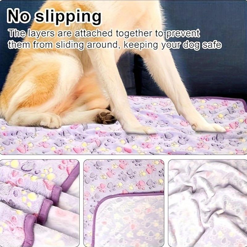 1 st Mjuk & Mysig Husdjursfilt - Pastellblommigt Mönster, Maskintvättbar, Extra Liten till Stor, Idealisk för Små till Medelstora Raser, Husdjursbäddkläder