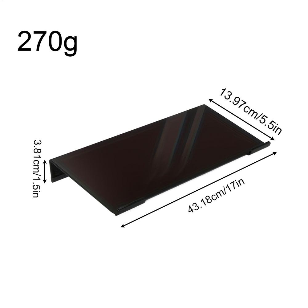 

Keyboard Tray Holder for Office Computer Keyboard Stand Ergonomic Clear Tray for Home Study Room Reception School Cubicle Work чёрный