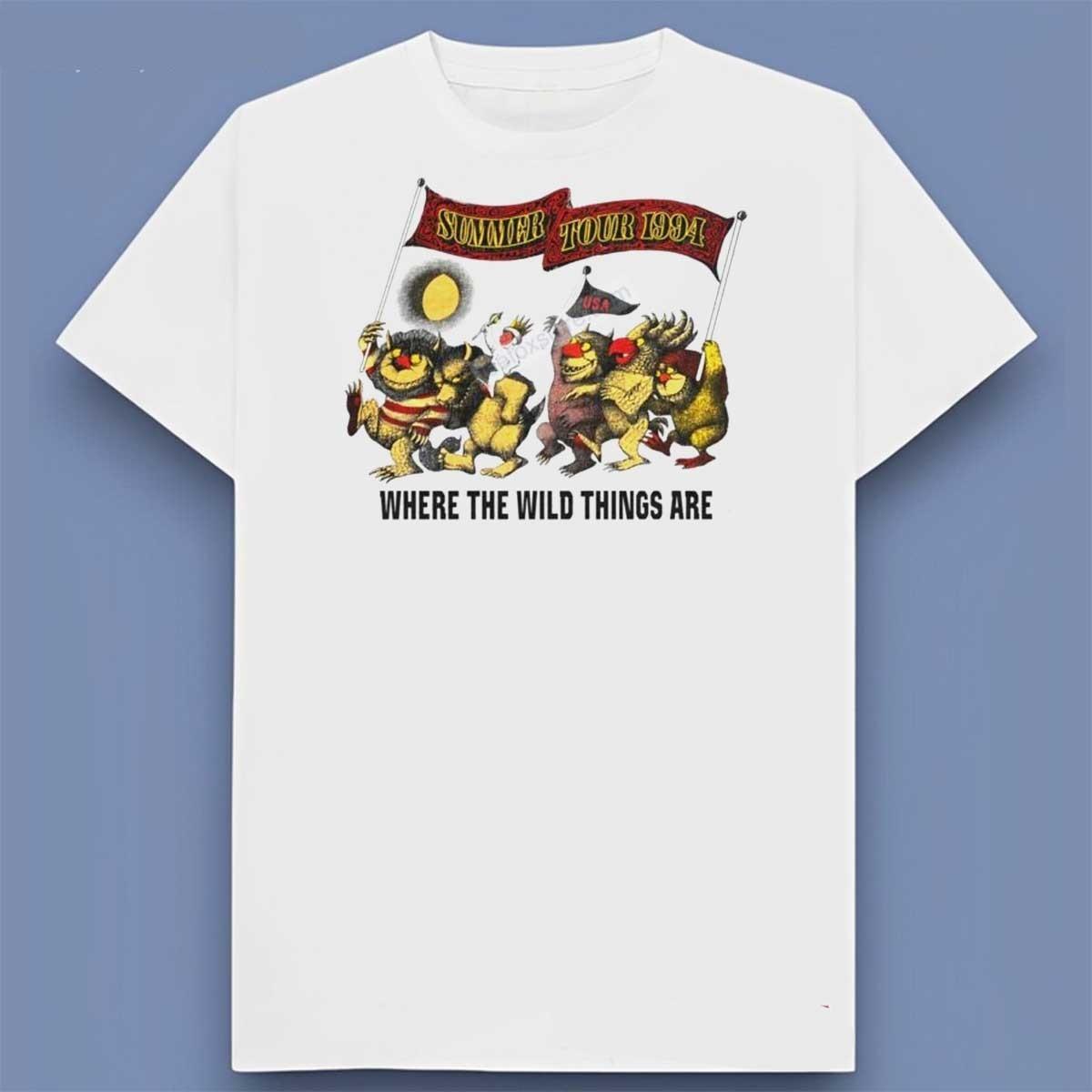Grateful Dead Summer Tour Where The Wild Things Are 1994 T-Shirt Gift for Friend XXXXL