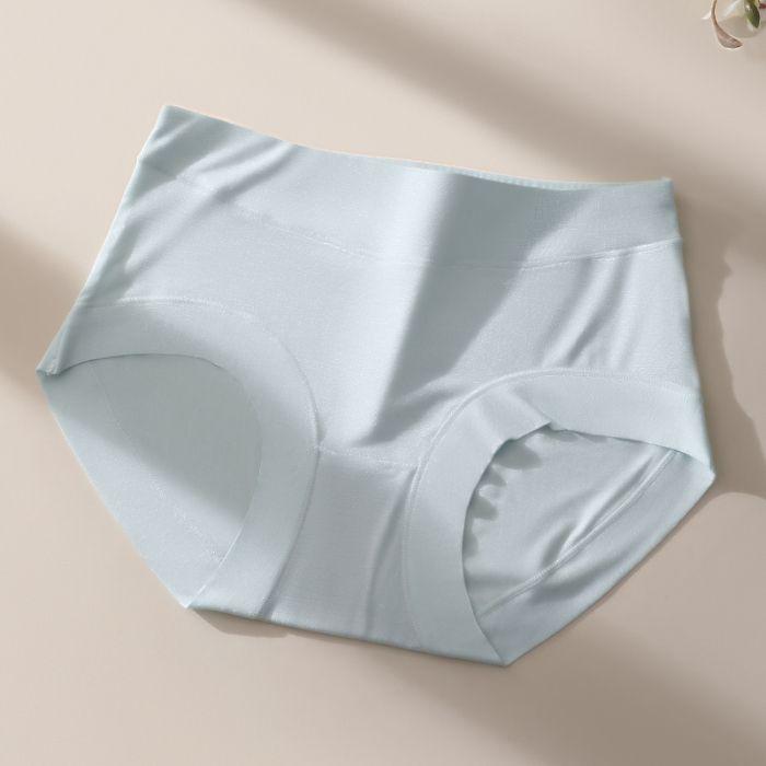Ladies Spring and Autumn Sweet Pure Cotton 10A Antibacterial Comfortable Skin Friendly Waist Triangle Briefs