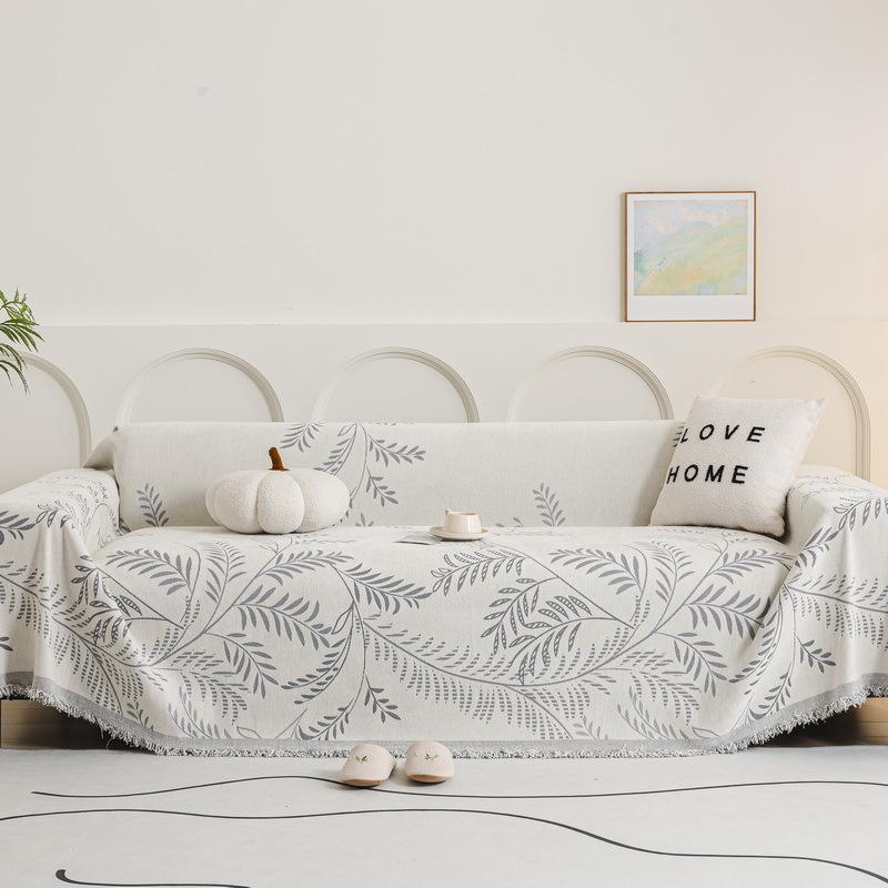 Chenille Sofa Cover Towel All-Inclusive Sofa Cover Autumn and Winter Dustproof Anti-Scratching Four Seasons Universal Cover
