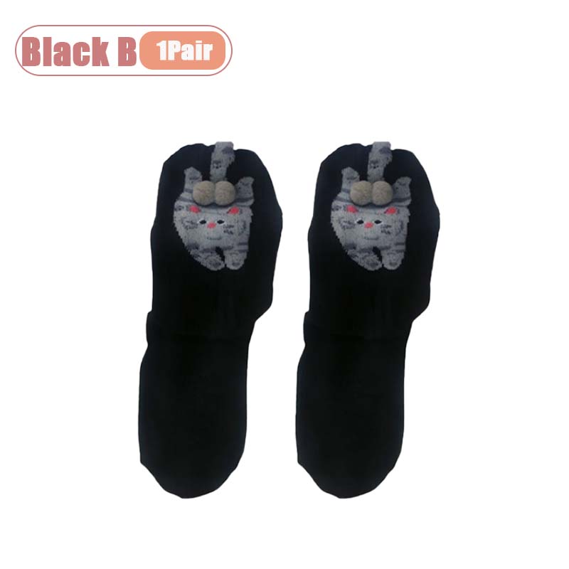 Whimsical Puppy Kitten Egg Socks Unisex Crew Length Cartoon Pattern for Women Men Couple All Season Wear Comfortable
