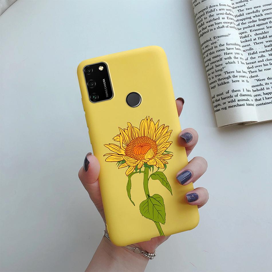 For Huawei Honor 9A Case 2020 Silicon Cover Soft Bumper Coque For Huawei Honor 9A Phone Cases MOA-LX9N Honor9A Love Heart Funda