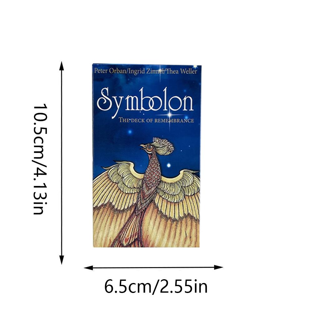 78 Cards Symbolon The Deck Of Remembrance Tarot Cards Games English Version Family Party Board Game Divination Fate Tarot Cards