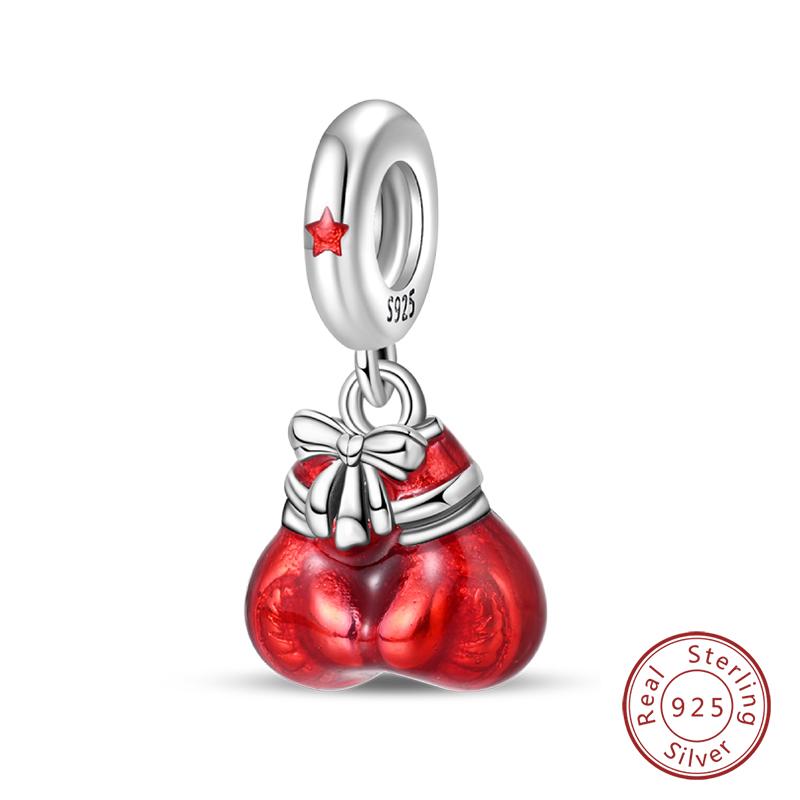 New In Copper Football Baseball Dumbbell Badminton Charms Beads Fit Qikaola Original Bracelet Fine Diy Jewelry Gift