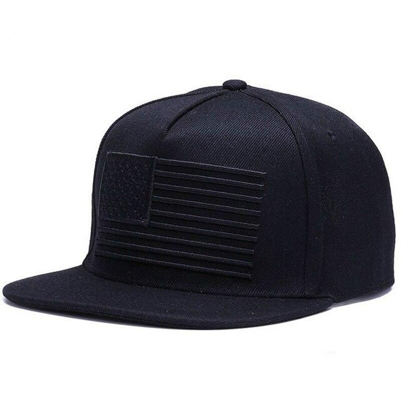 American Flag Embroidery Hip-hop Hats Outdoor Adjustable Casual Baseball Caps Sunscreen Hat
