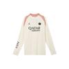 Paris Saint-Germain FW24 Dri-FIT ADV Outdoor Casual Sports Pullover Long Sleeve T-Shirt Men Tops White Pink FQ2321-111