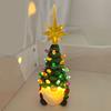 Glowing Christmas Gnomes Ornament Battery Operated Tabletop Decors For Holiday Homes Fireplaces Office