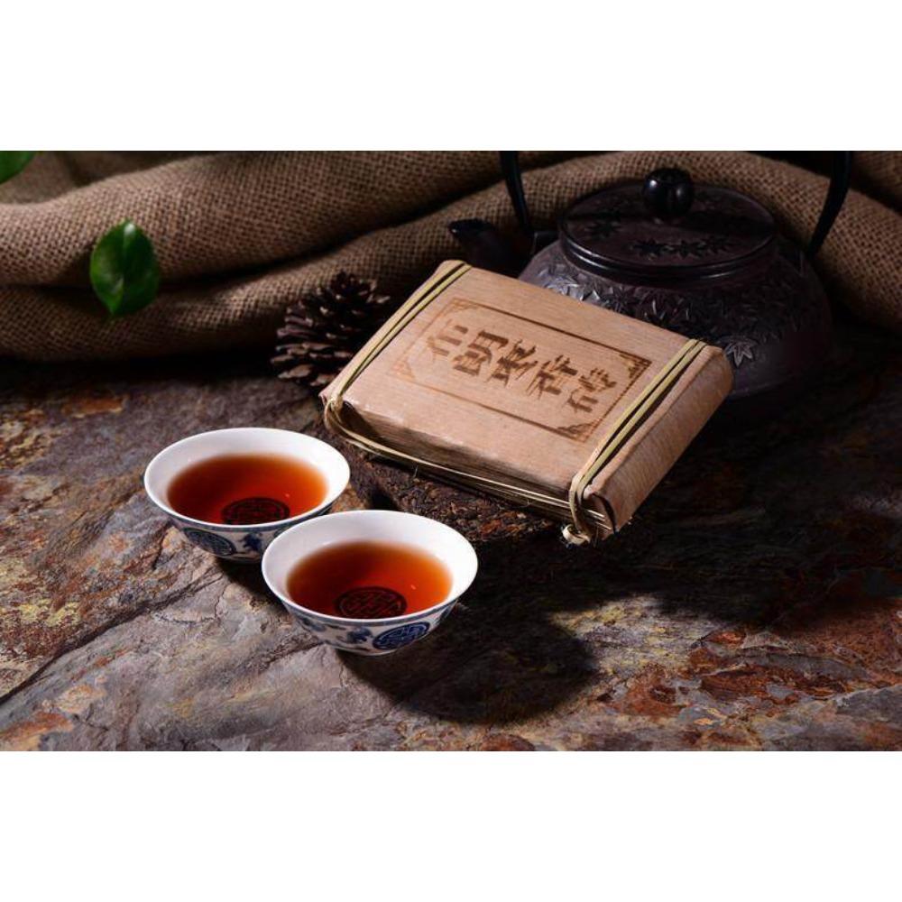 250g Yunnan Menghai Old Pu'er Brick Tea Brown Fragrant Cooked Pu Erh