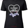 Funny Video Gaming Gamer Unisexs T Shirt In A Relationship With My Console Vintage Homme Fashion Graphic Comfortable
