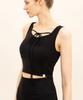 FORMATIVE Halter Strap Tank Top_ New Black (Fmtt101)
