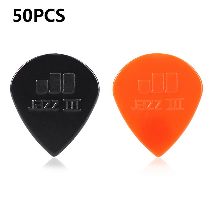 20/50 Pcs Guitar Picks Tortex Jazz III Guitar Pick Plectrum Mediator Guitar Parts Accessory Colorful Guitar Nylon Picks