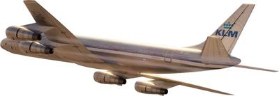 Modellen Royal Dutch Airlines Plastic Model XSM144004 X-Scale 1/144 DC-8-53
