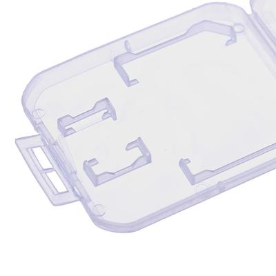 10 buc. Carcasă din plastic transparent pentru carduri de memorie Micro Sd Tf pentru cutie de protecție