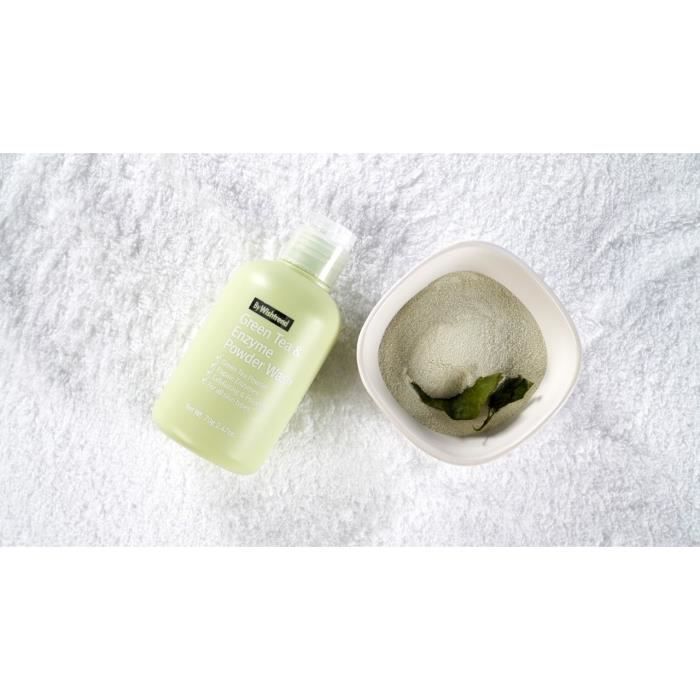 BY WISHTREND Poudre Nettoyante Exfoliant Doux Thé Vert Green Tea & Enzyme Powder Wash 110g