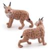 Realistische Tierfigur Leopardkatze Roter Panda Maus Schnabeltier Frettchen Egernia