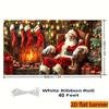 2D door banner Christmas garage door banner Christmas garage door cover Christmas tree indoor and outdoor party decoration