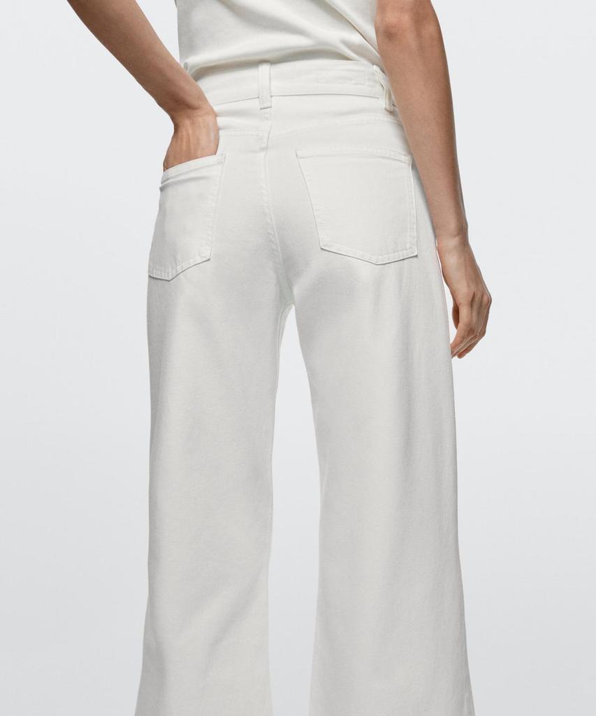 Masimodutti Bell-Bottom High-Waisted Jeans