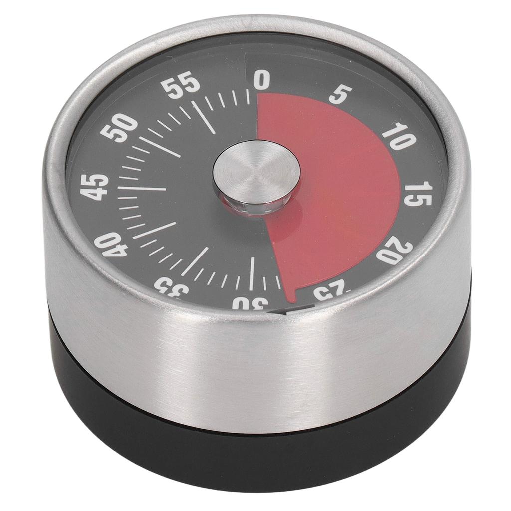 Magnetic Timer Magnet Design Stainless Steel 70db Alert High Accuracy Visual Timer for Kitchen Cooking Management