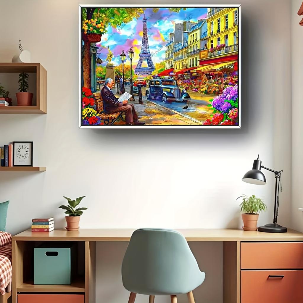 2000/1314/1000/520pcs Jigsaw Puzzles - Family Fun Adult Puzzle, Portable Cuboid DIY Art Decor, High-Quality Paper, Wall Decora