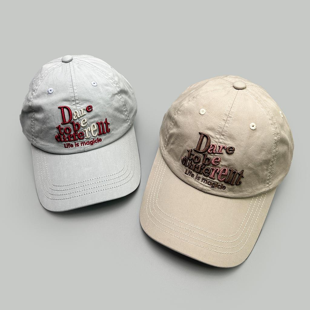 Spring And Summer Fashion Three-Dimensional Letter Embroidery Baseball Cap Men'S And Women'S Sunshade Casual Versatile Cap