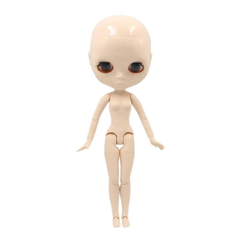 DBS Blyth Doll Bald Head Doll Big Breast Joint Body, the Scalp Is Loose, the Scalp Is Not Assembled