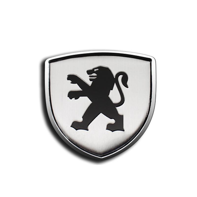 

1/2Pcs Car Styling 3D Metal Sticker Body Badge Decor Decal For Peugeot 408 4008 3008 Rifter 5008 508 2008 208 301 RCZ 407 Emblem