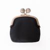 Women's Genuine Leather Litchi Grain Mini Coin Purse & Lipstick Clasp Bag