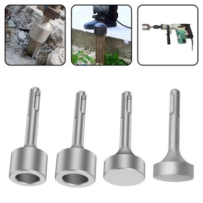 Ground Rod Driver 85mm Steel Drill Bit Driver Wide Compatibility Ground Rod Bits Socket for Rotary Hammer Drill Grounding Rods