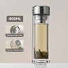 Tea Water Bottle High Borosilicate Glass Double Layer Tea Water Cup Infuser Tumbler Drinkware Water Bottle With Tea Filter