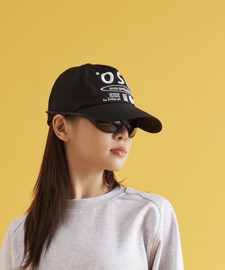 OWURA 5-Panel Mix Embroidered Ball Cap_Black