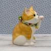 Yakushi Kiln Lucky Cat Uchino Good Luck (Tora) (with Sticker)