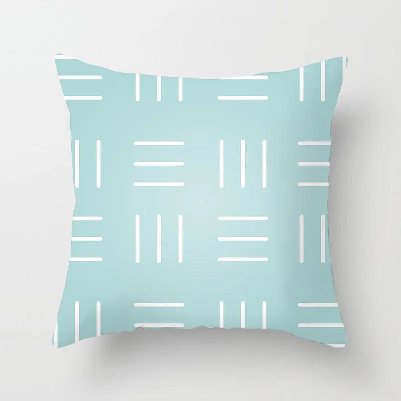 Geometric Pillow Cover Home Sofa Cushion Cover Throw Pillow Case 45X45Cm Pillowcase Home Decorative Throw Pillows Hotel Car Seat