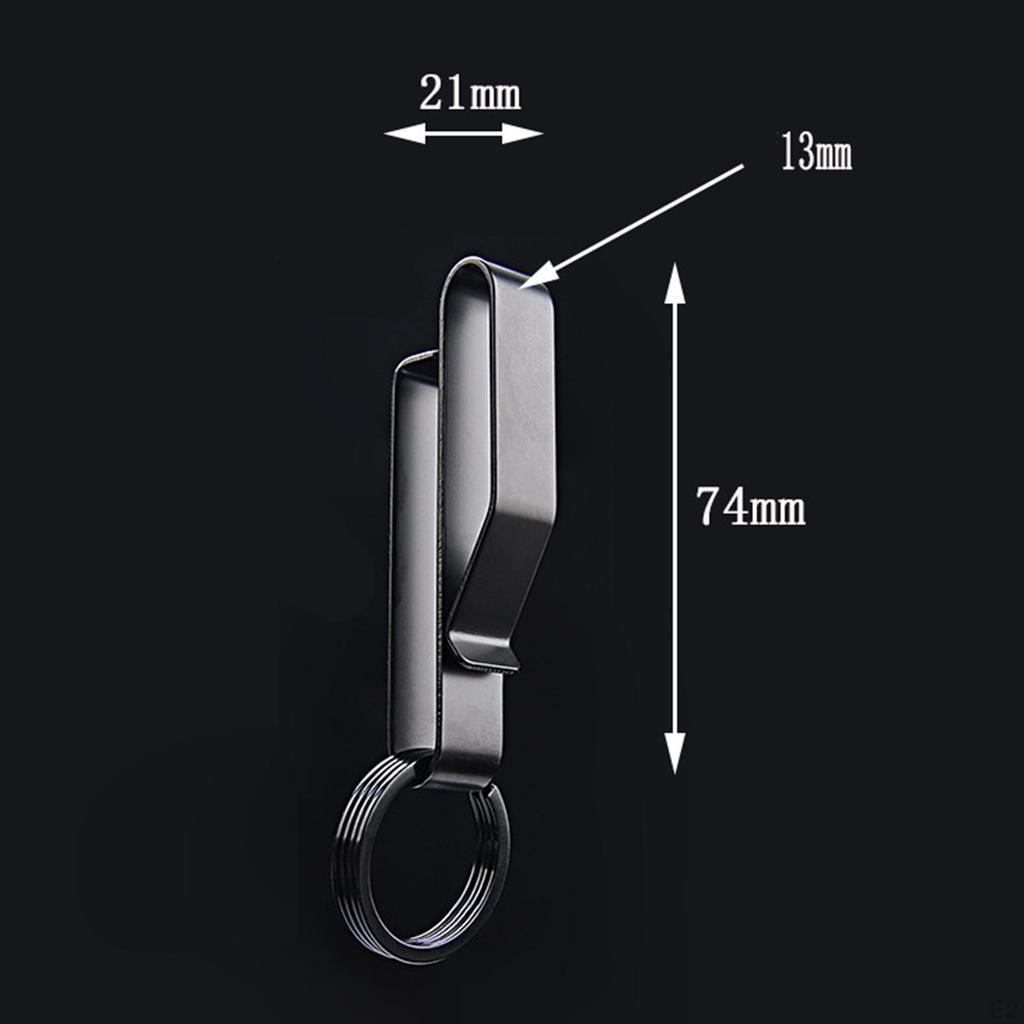 Portachiavi Clip per Cintura Portachiavi Universale Multifunzione Portatile per Auto da Appendere alla Vita