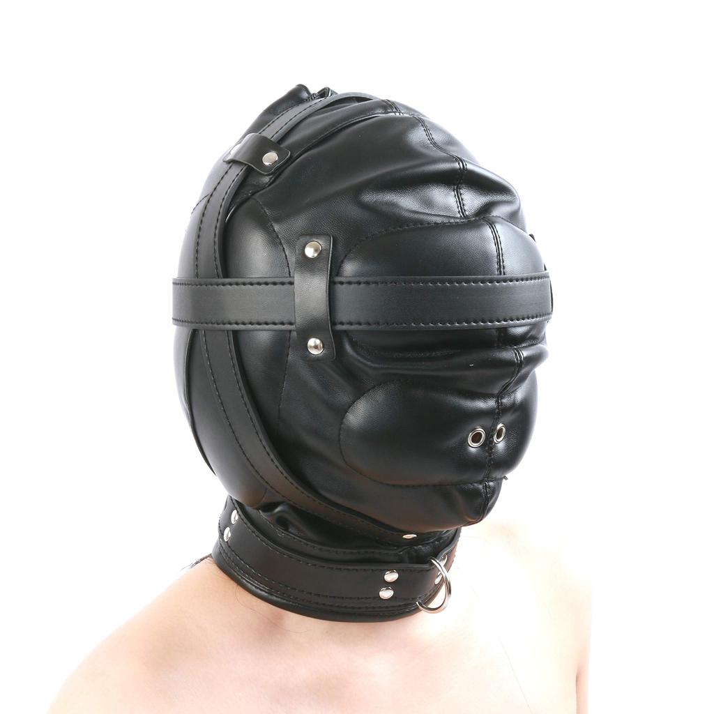 SMVIP Absolute Obedience Complete Occlusion Full Head Restraint Mask