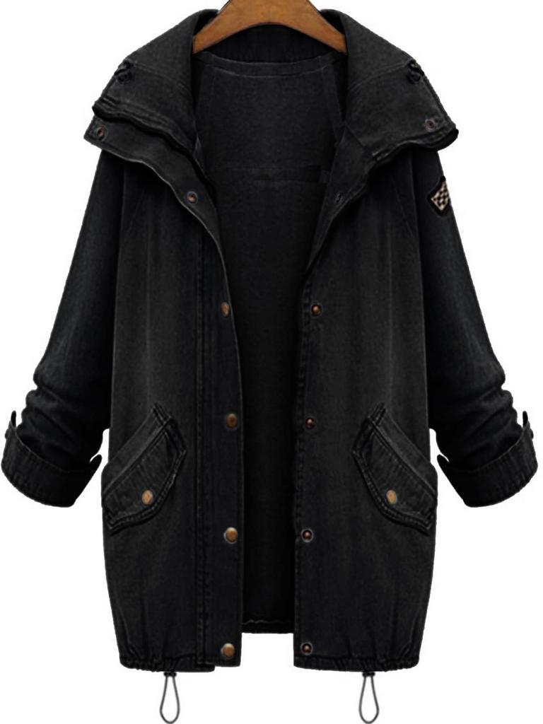 hooded drawstring boyfriend trends