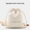 Eco-Friendly Cotton Canvas Drawstring Bag for Rice, Flour, and Custom Logo Advertising